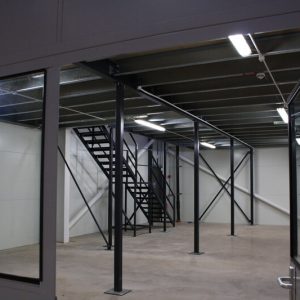 Mezzanine Flooring and Dexion P90 Racking Case Study - PF Cusack